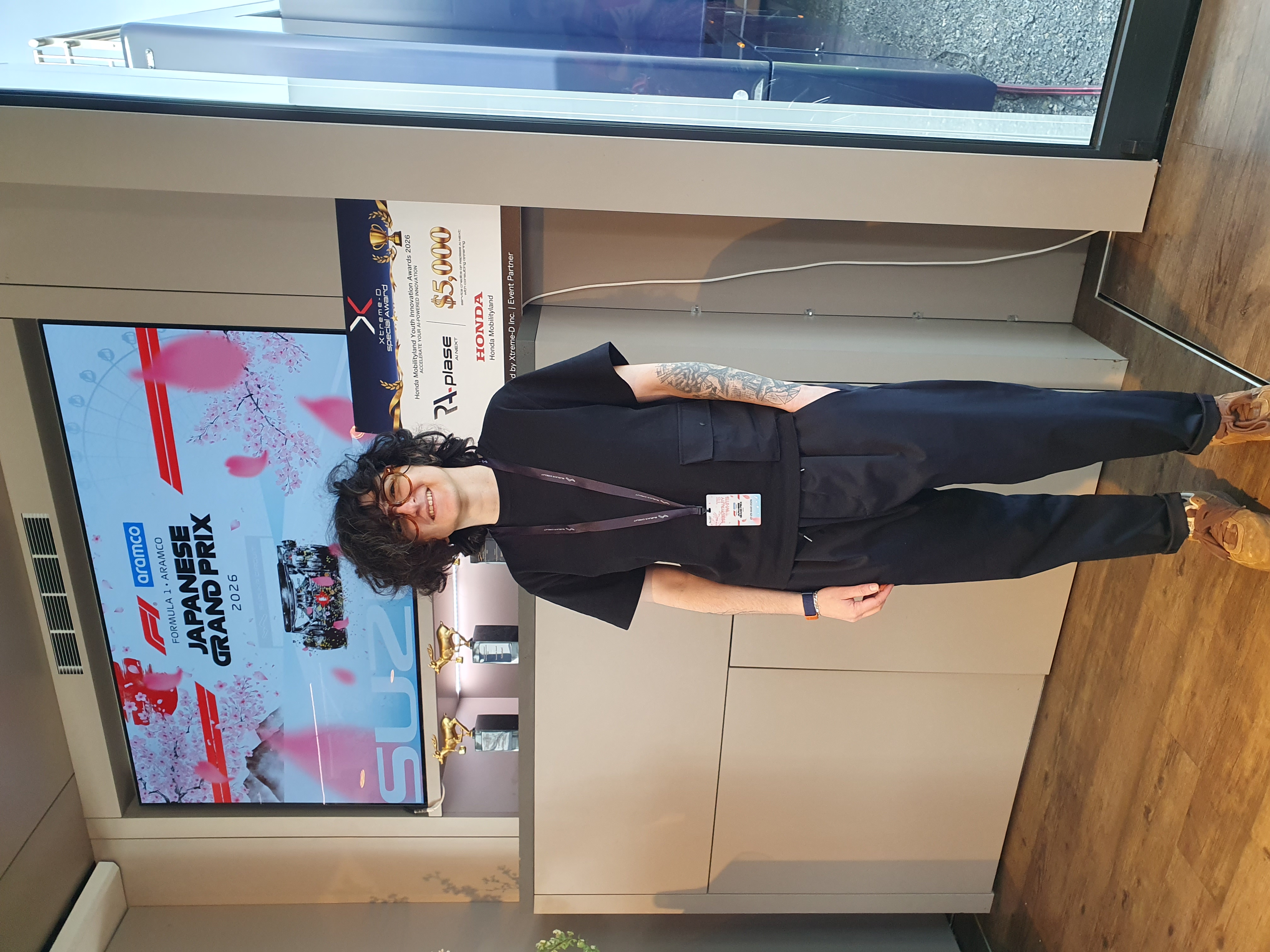 Didem Gürdür Broo at the judging panel, Suzuka Circuit