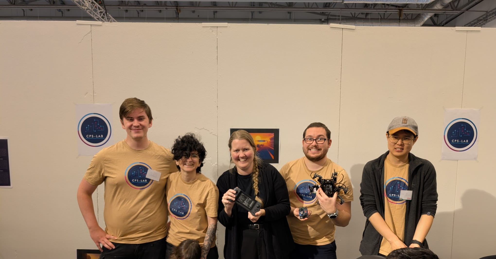 Group photo of the team